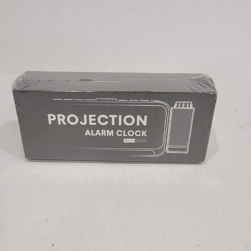 Projection Alarm Clock in Black